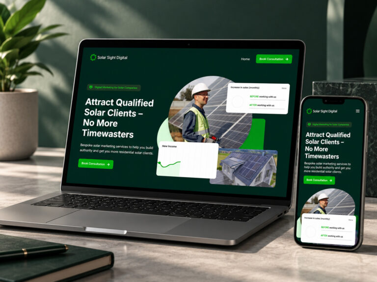 Solar Sight Digital — WordPress Website Design & Development