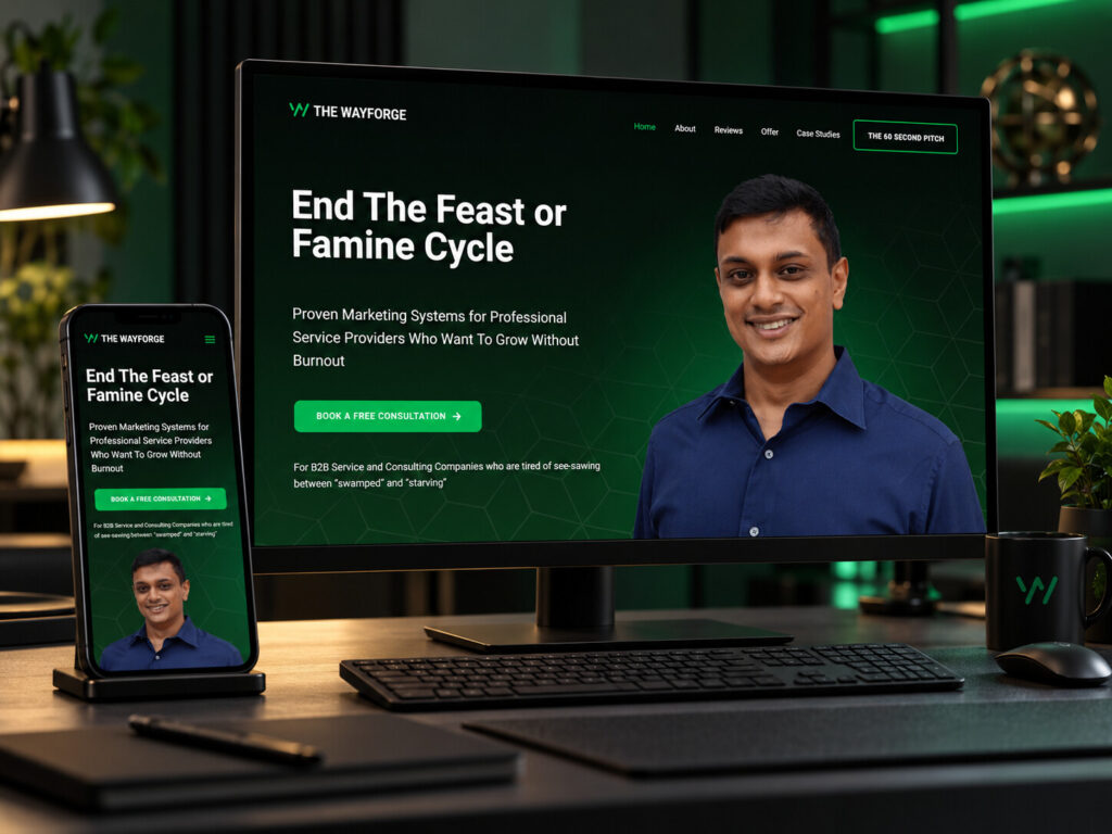 B2B marketing website design